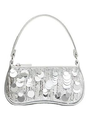 JW PEI Silver Sequin Bag